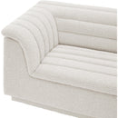 Meridian Cascade Cream Boucle Fabric Modular Sectional IMAGE 8
