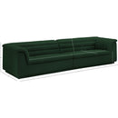 Meridian Cascade Green Boucle Fabric Modular Sofa IMAGE 10