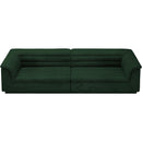 Meridian Cascade Green Boucle Fabric Modular Sofa IMAGE 4