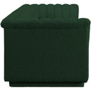 Meridian Cascade Green Boucle Fabric Modular Sofa IMAGE 6