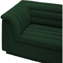 Meridian Cascade Green Boucle Fabric Modular Sectional IMAGE 8