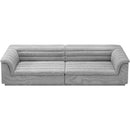 Meridian Cascade Grey Boucle Fabric Modular Sofa IMAGE 4