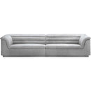 Meridian Cascade Grey Boucle Fabric Modular Sofa IMAGE 5