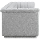 Meridian Cascade Grey Boucle Fabric Modular Sofa IMAGE 6