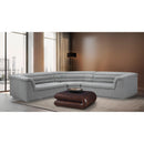 Meridian Cascade Grey Boucle Fabric Modular Sectional IMAGE 2