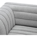 Meridian Cascade Grey Boucle Fabric Modular Sectional IMAGE 9