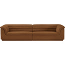 Meridian Cascade Saddle Velvet Fabric Modular Sofa IMAGE 5