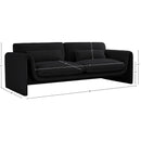 Meridian Stylus Black Boucle Fabric Sofa IMAGE 16