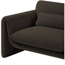 Meridian Stylus Brown Boucle Fabric Chair IMAGE 11