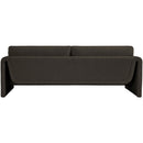 Meridian Stylus Brown Boucle Fabric Sofa IMAGE 3