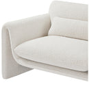 Meridian Stylus Cream Boucle Fabric Chair IMAGE 11