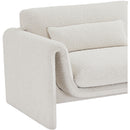Meridian Stylus Cream Boucle Fabric Chair IMAGE 12