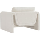 Meridian Stylus Cream Boucle Fabric Chair IMAGE 6