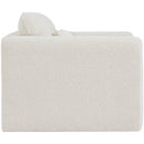 Meridian Stylus Cream Boucle Fabric Chair IMAGE 7