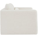 Meridian Stylus Cream Boucle Fabric Loveseat IMAGE 7
