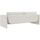 Meridian Stylus Cream Boucle Fabric Sofa IMAGE 6