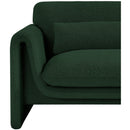 Meridian Stylus Green Boucle Fabric Chair IMAGE 10