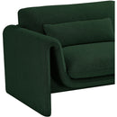 Meridian Stylus Green Boucle Fabric Chair IMAGE 12