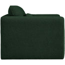 Meridian Stylus Green Boucle Fabric Chair IMAGE 7