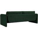 Meridian Stylus Green Boucle Fabric Sofa IMAGE 6