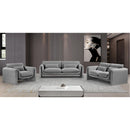 Meridian Stylus Grey Boucle Fabric Loveseat IMAGE 18
