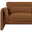 Meridian Sloan Saddle Velvet Fabric Chair IMAGE 10