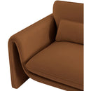 Meridian Sloan Saddle Velvet Fabric Chair IMAGE 12