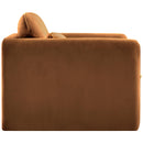 Meridian Sloan Saddle Velvet Fabric Chair IMAGE 6