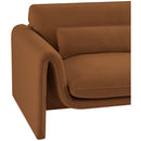 Meridian Sloan Saddle Velvet Fabric Chair IMAGE 9