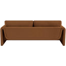 Meridian Sloan Saddle Velvet Fabric Sofa IMAGE 3