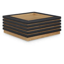 Meridian Rory Black Vegan Leather Coffee Table IMAGE 1