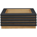 Meridian Rory Black Vegan Leather Coffee Table IMAGE 3