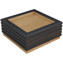 Meridian Rory Black Vegan Leather Coffee Table IMAGE 4