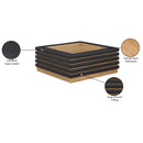 Meridian Rory Black Vegan Leather Coffee Table IMAGE 7