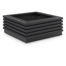 Meridian Rory Black Vegan Leather Coffee Table IMAGE 1