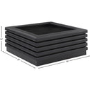 Meridian Rory Black Vegan Leather Coffee Table IMAGE 6