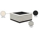 Meridian Rory Cream Vegan Leather Coffee Table IMAGE 7