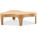 Meridian Oakley Natural Coffee Table IMAGE 1