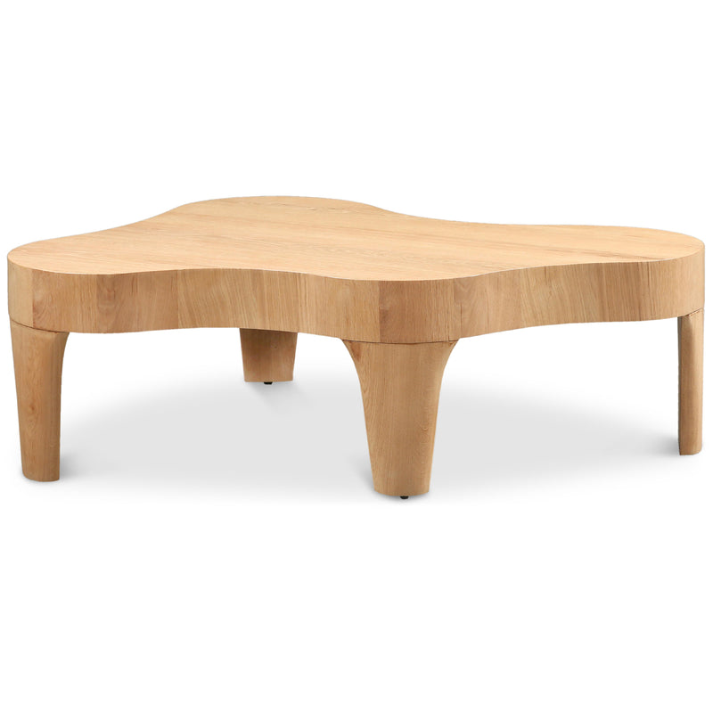 Meridian Oakley Natural Coffee Table IMAGE 1