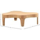 Meridian Oakley Natural Coffee Table IMAGE 7