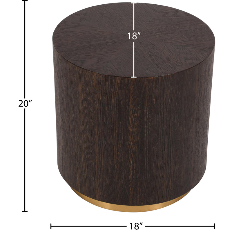 Meridian Nile Brown Oak End Table IMAGE 7