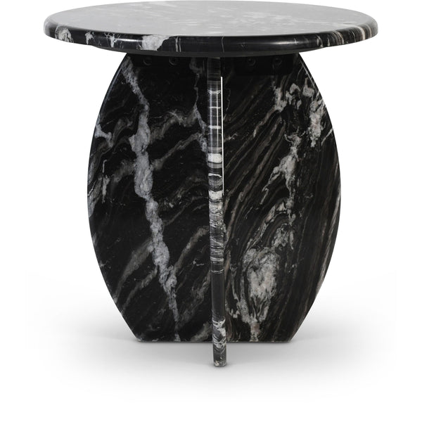 Meridian Formentera Black End Table IMAGE 1