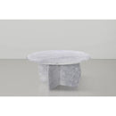 Meridian Formentera White Coffee Table IMAGE 2