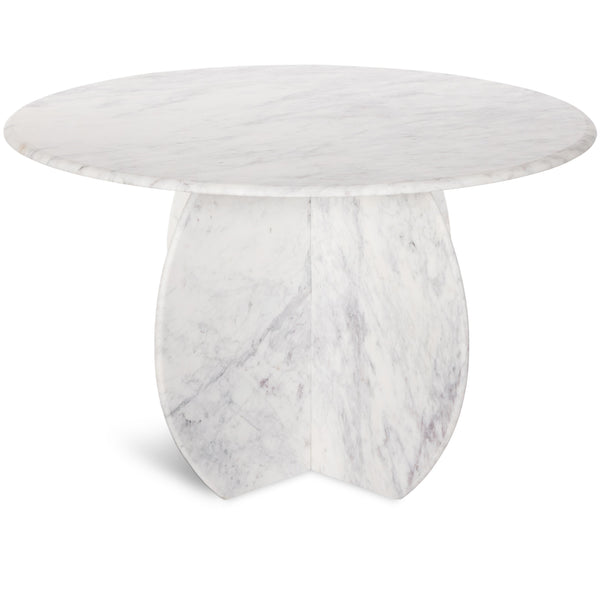 Meridian Formentera White Dining Table IMAGE 1