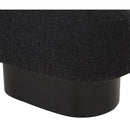 Meridian Robertson Black Boucle Fabric Bench IMAGE 7