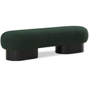 Meridian Robertson Green Boucle Fabric Bench IMAGE 1