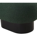 Meridian Robertson Green Boucle Fabric Bench IMAGE 7