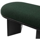 Meridian Wilshire Green Boucle Fabric Bench IMAGE 6