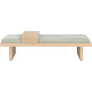 Meridian Arlington Mint Green Chenille Fabric Bench IMAGE 4