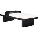 Meridian Arlington Cream Chenille Fabric Bench IMAGE 3